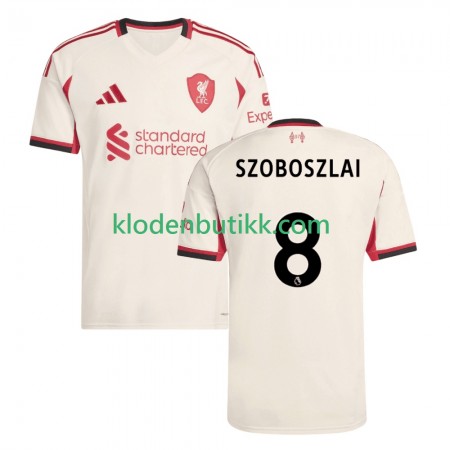 Liverpool Dominik Szoboszlai 8 Borte Fotballdrakt 2025/26 Kortermet